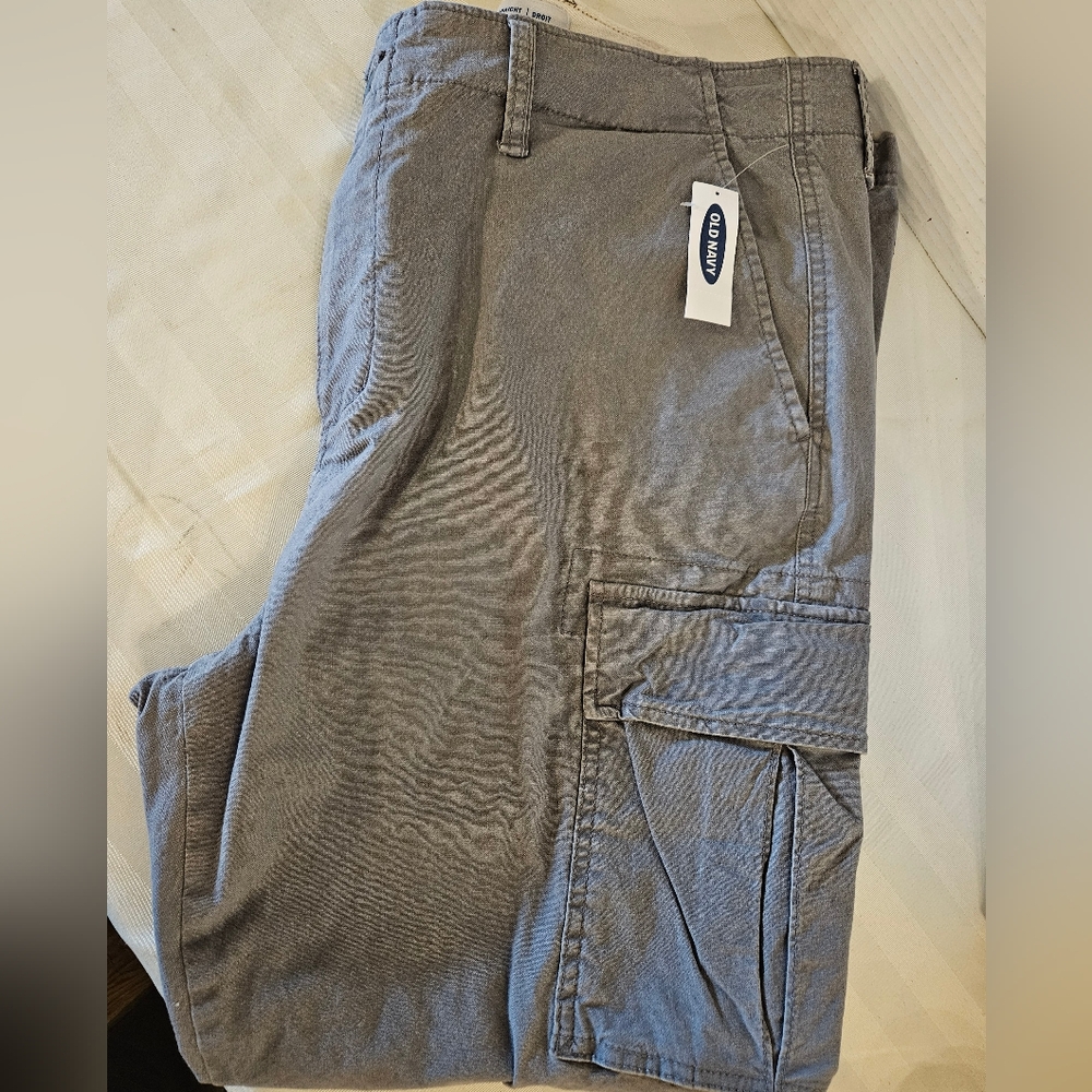 Old Navy Gray Cargo Pants for Men